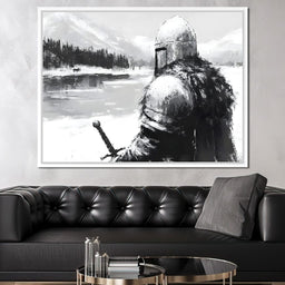 Knight of Winter Vigilance - NicheCanvas