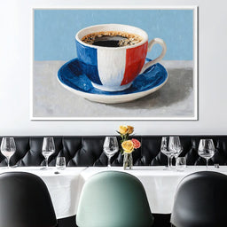 French Tricolor Coffee Cup - NicheCanvas