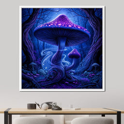 Neon Fungi Fantasy - TooplesArt - NicheCanvas