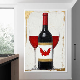 Bat Wine - NicheCanvas