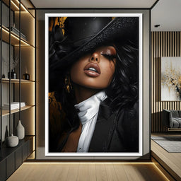 Moonlit Elegance of Shadows - NicheCanvas