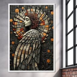 Mosaic Angel Enchantment - NicheCanvas