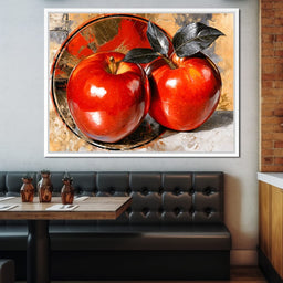 Forbidden Harvest On Gilded Plate - NicheCanvas