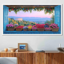 Tuscan Garden Splendor Vista - NicheCanvas