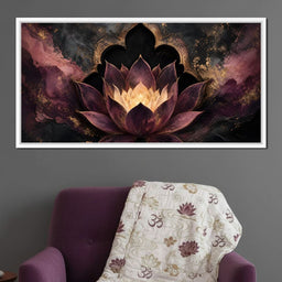 Gilded Lotus Temple Gate - NicheCanvas