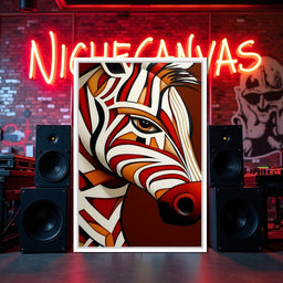 Stripes of the Savanna Melody - NicheCanvas