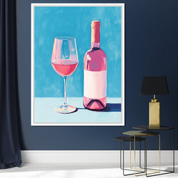 Rosé Reflections of Summer - NicheCanvas