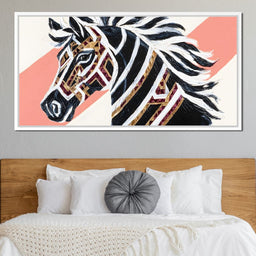 Majestic Mosaic Stripes - Alicia Smith - NicheCanvas