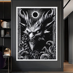 Nightmarish Eclipse Beast Lord - NicheCanvas