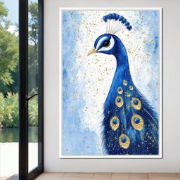 Majestic Feathered Peacock - NicheCanvas