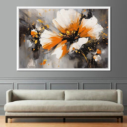 Radiant Floral Tempest - NicheCanvas