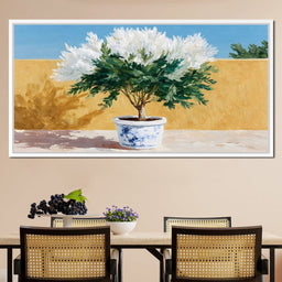 White Chrysanthemum - NicheCanvas