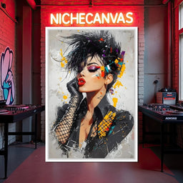 Rebel Glamour Explosion - NicheCanvas
