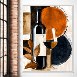 Evening Vintage Wine - NicheCanvas