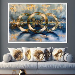 Golden Synchrony Symphony - NicheCanvas