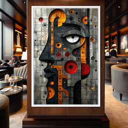 Geometric Fusion Enigma - Cole Williams - NicheCanvas