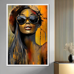 Golden Glamour Radiance - NicheCanvas