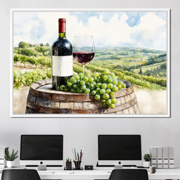 Vineyard Landscape - NicheCanvas