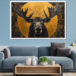 Golden Majesty of the Wild - NicheCanvas