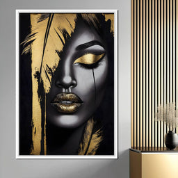 Golden Elegance Enigma - NicheCanvas