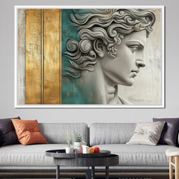 Golden Revelation of Parthenon - Wildrose Creations - NicheCanvas