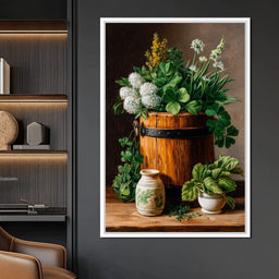 Clover With Herbs - NicheCanvas