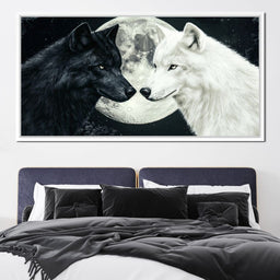 Lunar Wolves - NicheCanvas