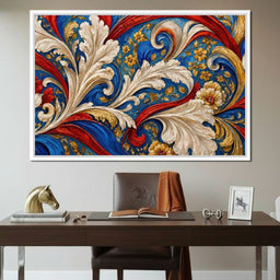 Royal Baroque in Bloom - TooplesArt - NicheCanvas
