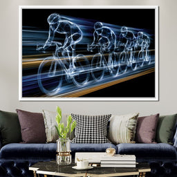 Velocity of the Wireframe Peloton - NicheCanvas