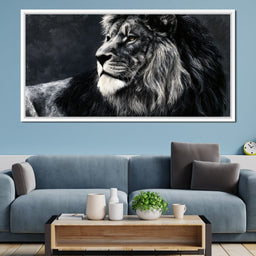Somber Lion - NicheCanvas