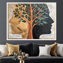 Dual Reflections of Nature - NicheCanvas