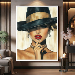 Timeless Allure Portrait Muse - NicheCanvas