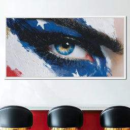 Patriotic Vision Starry Eye - NicheCanvas