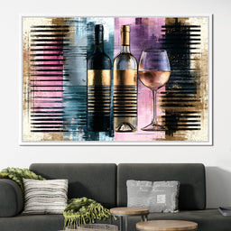 Vintage Notes of Midnight Gold - NicheCanvas