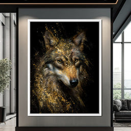 Radiant Lupine Goldburst Spirit - NicheCanvas