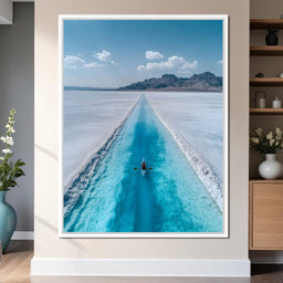 Journey Through Tranquil Waters - NicheCanvas