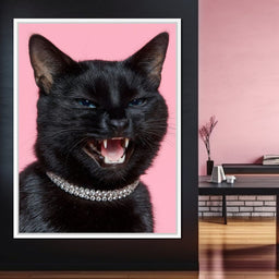 Fierce Feline Elegance Glam - NicheCanvas