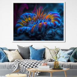 Neon Sea Bloom - TooplesArt - NicheCanvas