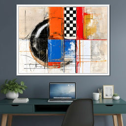 Static Motion of Modern Geometry - NicheCanvas