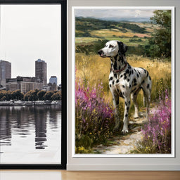 Dalmatian Meadow Pathway - NicheCanvas