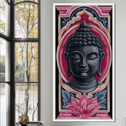 Buddha Tranquil Blossom Reflection - NicheCanvas