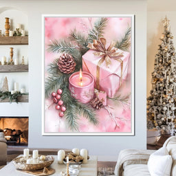 Festive Pine Gift Candle Radiance - NicheCanvas