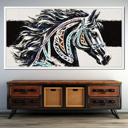 Majestic Stallion Tapestry - Alicia Smith - NicheCanvas