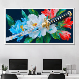 Petals and Blades Harmony - NicheCanvas