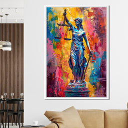 Justice Amongst Colors Reign - NicheCanvas