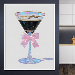 Iridescent Espresso Martini Bow - NicheCanvas