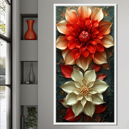 Autumnal Bloom Symphony - NicheCanvas