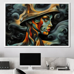 The Swirl of Thought - TooplesArt - NicheCanvas