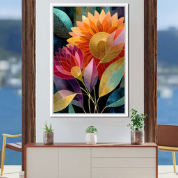 Radiant Blooming Spectrum - NicheCanvas