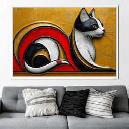 Golden Whiskers Symphony - NicheCanvas